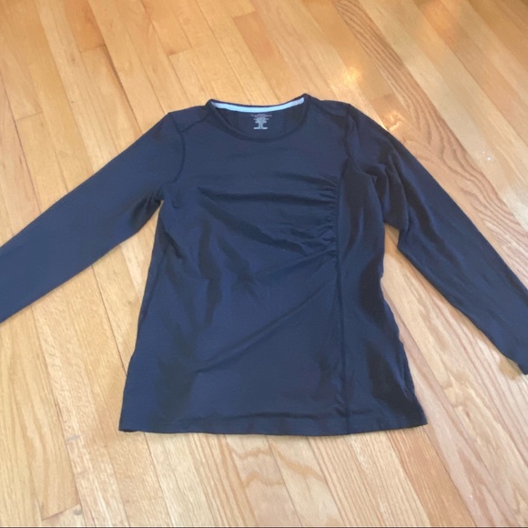 ExOfficio Dri Release Long Sleeve Top Charcoal Grey Black Medium - Picture 3 of 10